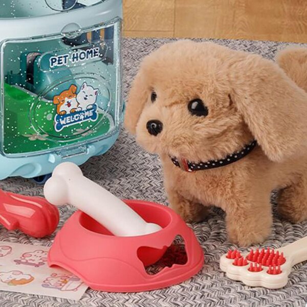 Interaktives elektronisches Stofftier für Kinder: realistischer Begleiter und kreatives Spiel