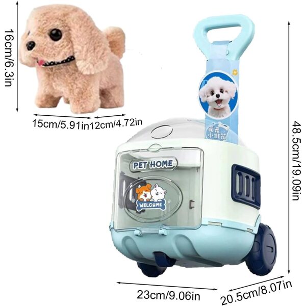 Interaktives elektronisches Stofftier für Kinder: realistischer Begleiter und kreatives Spiel