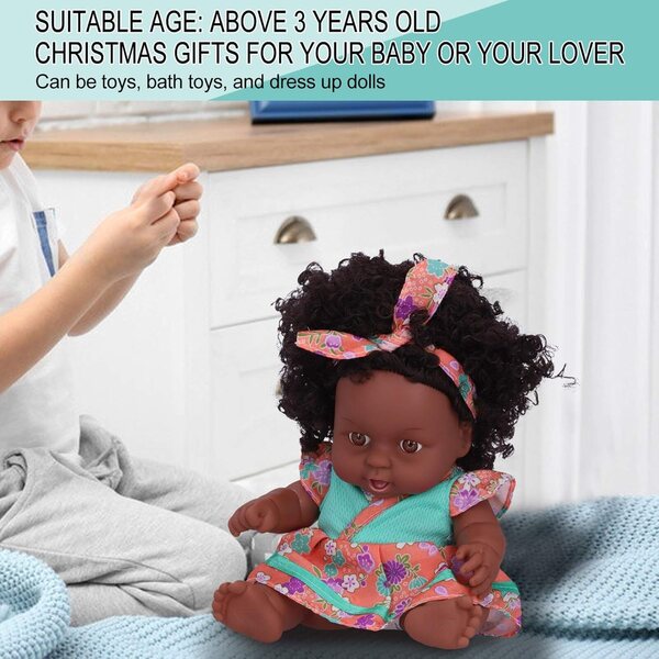 Dan&Dre 20 cm große Puppe mit beweglichen Gelenken und tränenden Augen – Lernspielzeug für Kinder ab 3 Jahren