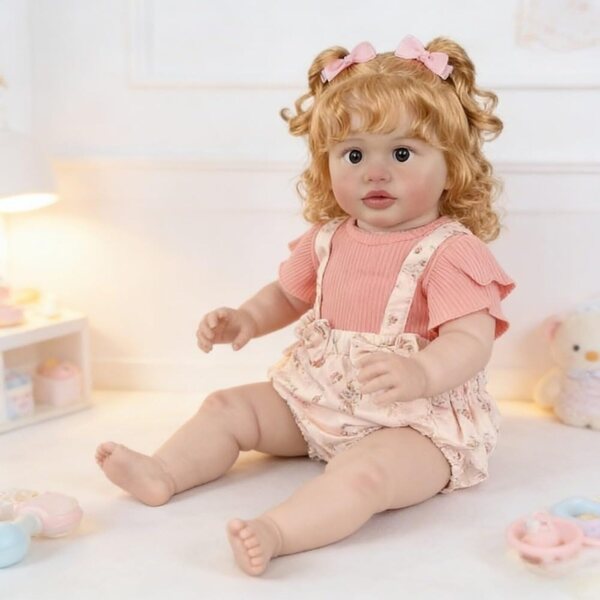 Lonian Reborn Silikonpuppe 26 Zoll realistisches Neugeborenes 66 cm Kinder