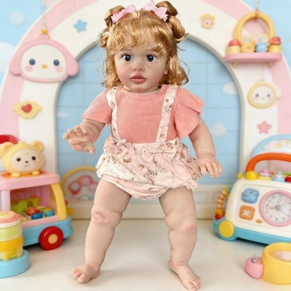 Lonian herboren siliconen pop 26 inch realistisch pasgeboren 66 cm kinderen