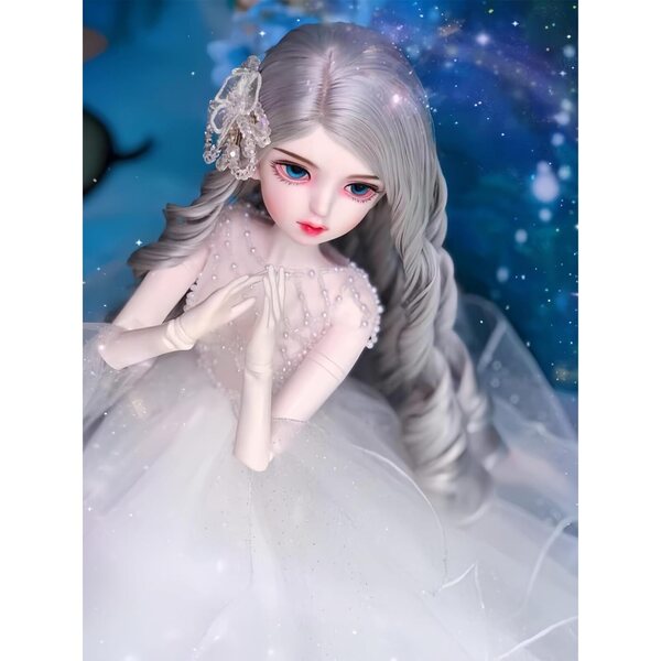 61 cm große 1/3-BJD-Vinylpuppe mit handgefertigtem Make-up und handgefertigten Kostümen