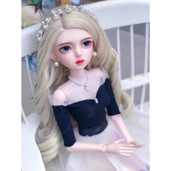 61 cm große 1/3-BJD-Vinylpuppe mit handgefertigtem Make-up und handgefertigten Kostümen