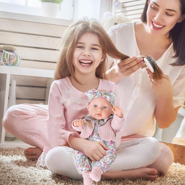 12 Zoll realistische Puppe – Ganzkörper-Rebornpuppe aus weichem, waschbarem Vinyl