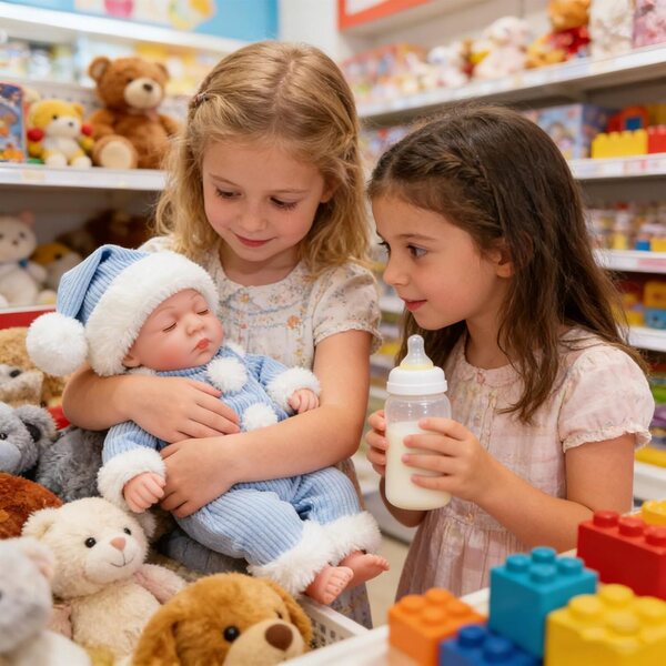 Realistische 11,8-Zoll-PVC-Puppe, liebevoller Begleiter für Kinder und Sammler