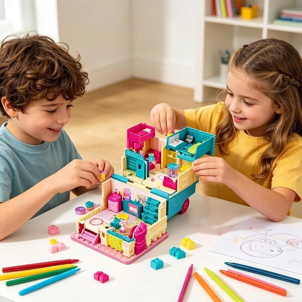 Casa delle Bambole con Musica e Luci – Gioco Creativo per Bambini 3+