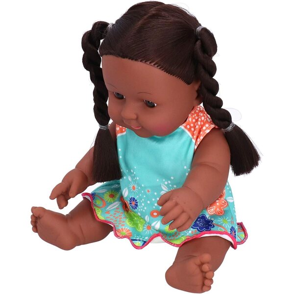 Taidda Realistische Puppe 30 cm mit waschbarem Mohairhaar – Rollenspiel und Baden