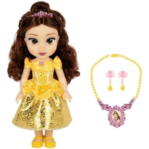 Disney Style with Me – 35,5 cm große Prinzessinnenpuppe mit Schmuck für Kinder