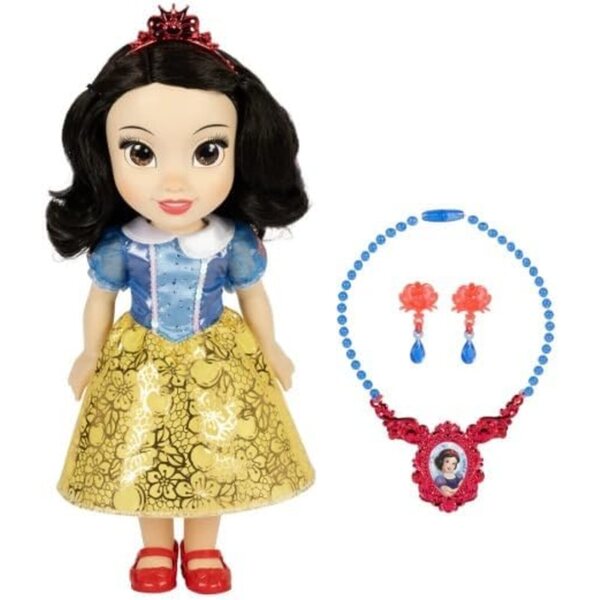 Disney Style with Me Schneewittchen 14" mit Schmuckkind – Prinzessinnenpuppe