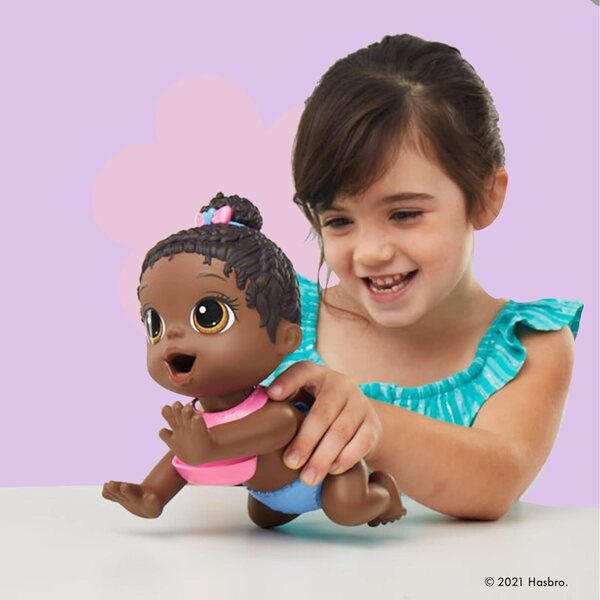 Baby Alive Lil Snacks 8-Zoll-Puppe mit Snackbox und Click-Change-Windel