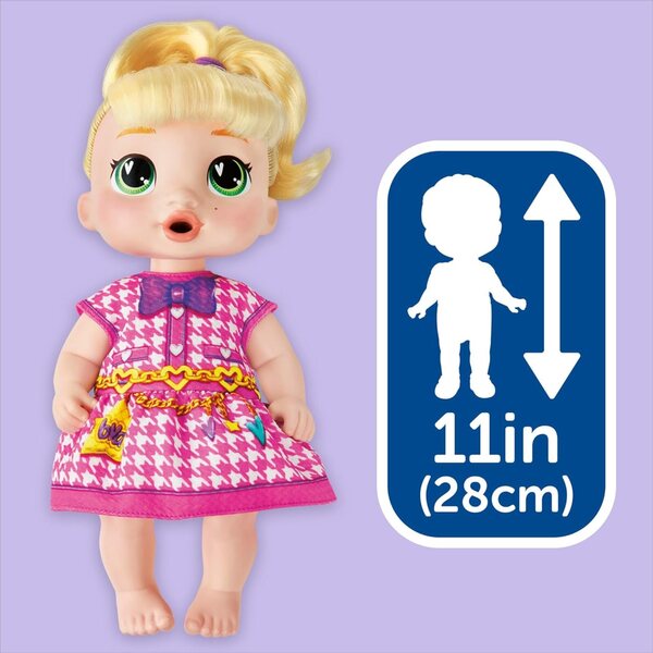 Baby Alive Bubbly Tea Party LaLa GooGoo 28 cm große Puppe mit Teeparty-Zubehör und Windel