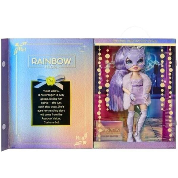 Rainbow Vision Costume Ball Rainbow High Bambola Fashion 28 cm Salice Viola