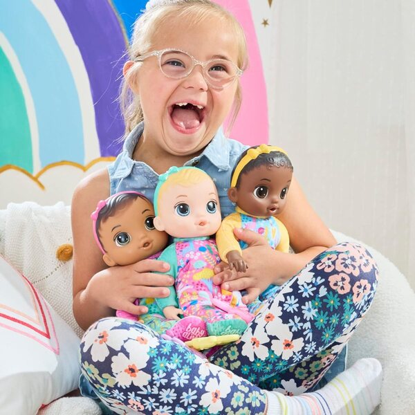 Baby Alive Soft 'n Cute Puppe 28 cm, weich und waschbar, mit Beißring