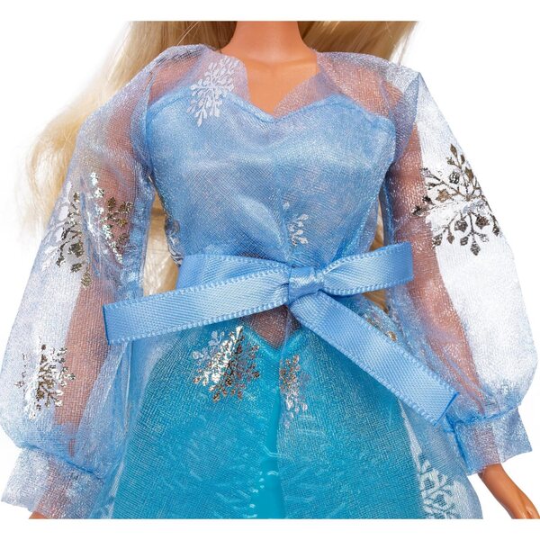 Simba Steffi Love Crystal Princess 29 cm mit Einhorn und verzierbarem Zauberrock