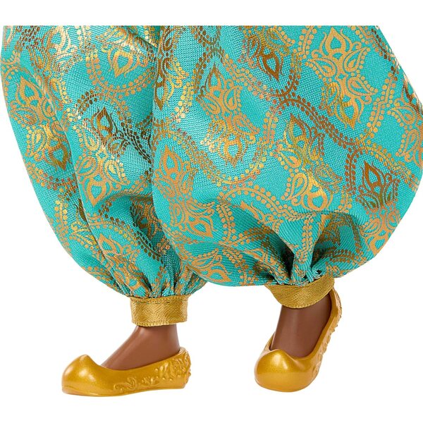 Mattel Disney Princess Jasmine Sparkling Princess met afneembare jurk en accessoires