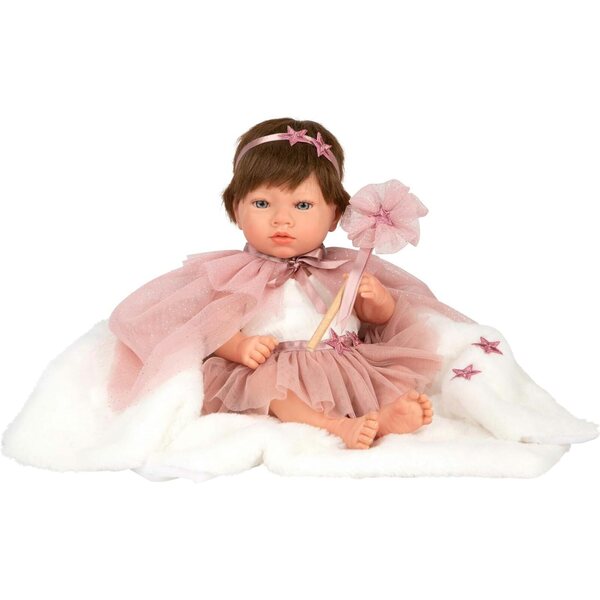 Bambola Reborn Arias Principessa Rosa 38 cm con Accessori Completi