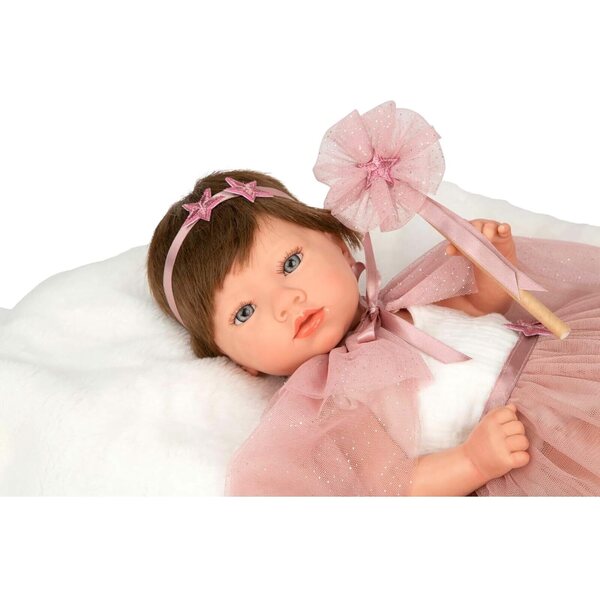Bambola Reborn Arias Principessa Rosa 38 cm con Accessori Completi