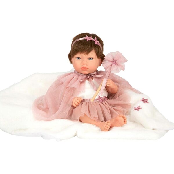 Bambola Reborn Arias Principessa Rosa 38 cm con Accessori Completi