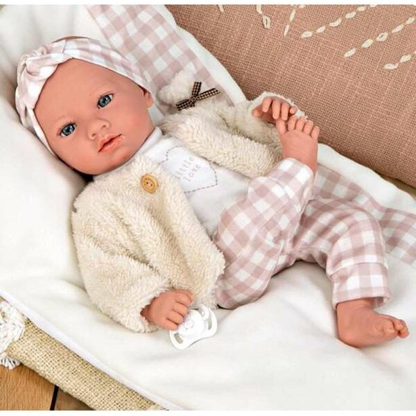 Bambola Elegance Dafne 40 cm con Cuscino Mucca - Arias Multicolore