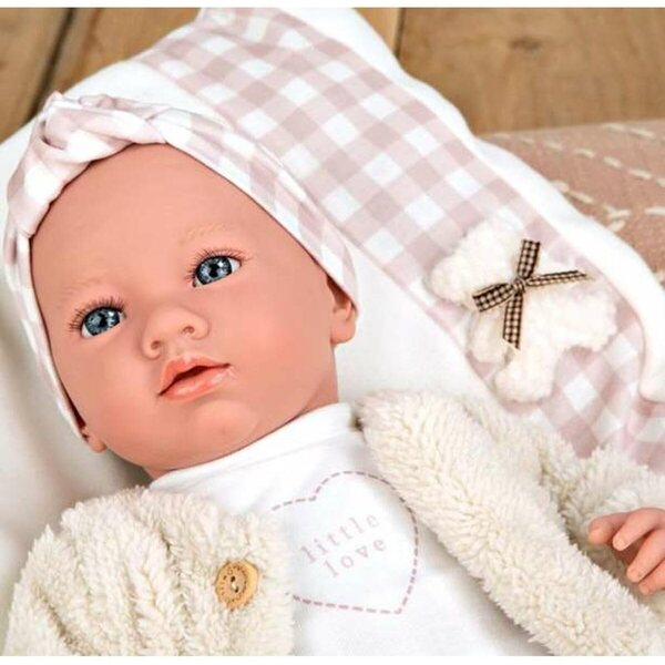 Bambola Elegance Dafne 40 cm con Cuscino Mucca - Arias Multicolore