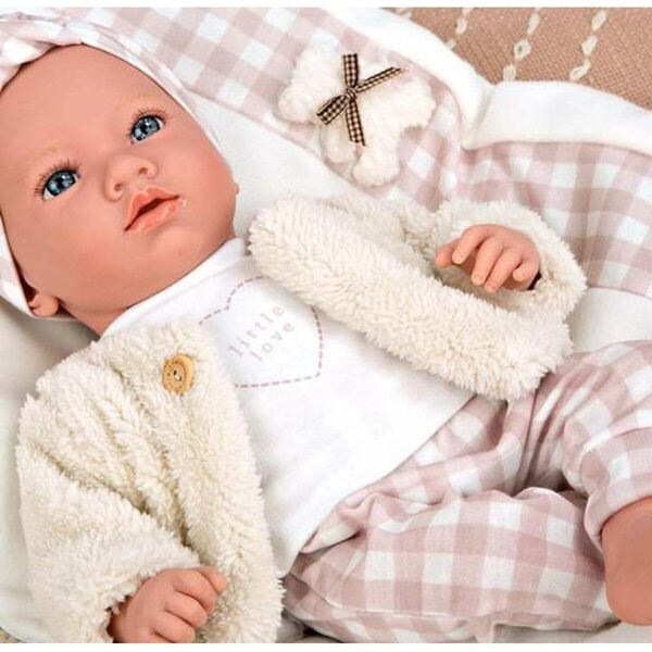 Bambola Elegance Dafne 40 cm con Cuscino Mucca - Arias Multicolore