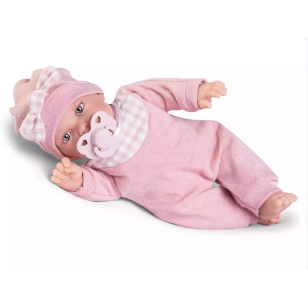 Antonio Juan Petit Blandito 27 cm mit weicher Babytrage und Schlafanzug für Kinder ab 2 Jahren