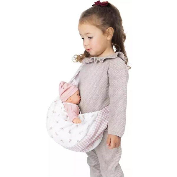 Antonio Juan Petit Blandito 27 cm mit weicher Babytrage und Schlafanzug für Kinder ab 2 Jahren