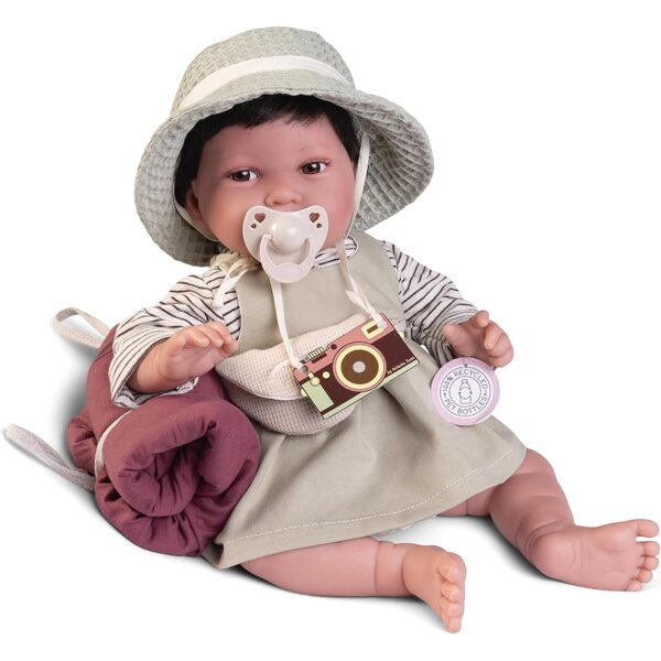 Antonio Juan Bambola Neonato Pipa Esploratrice 42 cm | Avventura e Gioco Educativo 2024