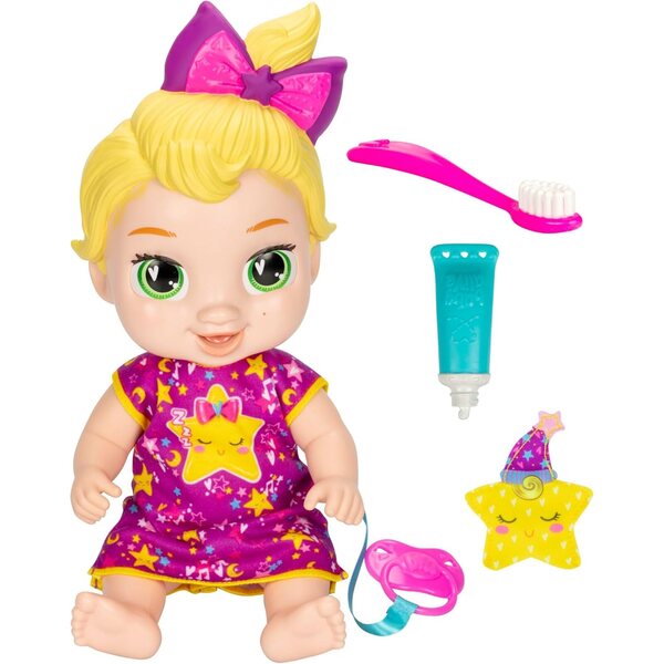 Baby Alive Lil Dreamer LaLa GooGoo Puppe mit Pyjama und Zubehör, 28 cm