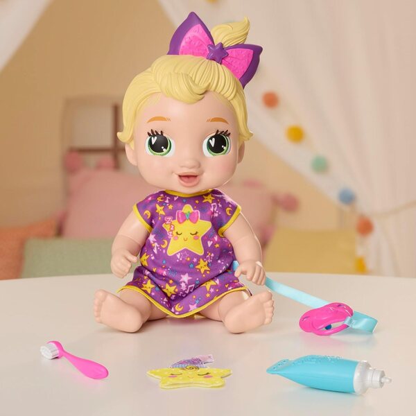 Baby Alive Lil Dreamer LaLa GooGoo Bambola con Pigiama e Accessori, 28 cm