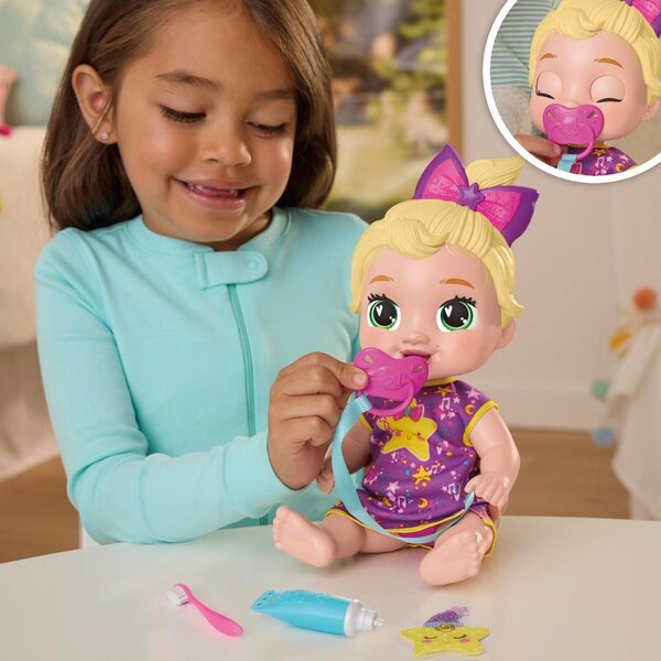 Baby Alive Lil Dreamer LaLa GooGoo Bambola con Pigiama e Accessori, 28 cm