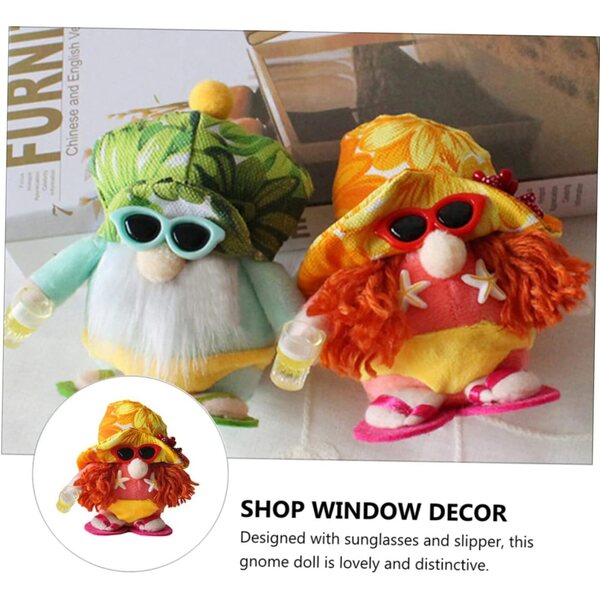 Cabilock 2 pezzi Bambole Gnome in Bikini per Decorazioni Estive e Accessori Festa