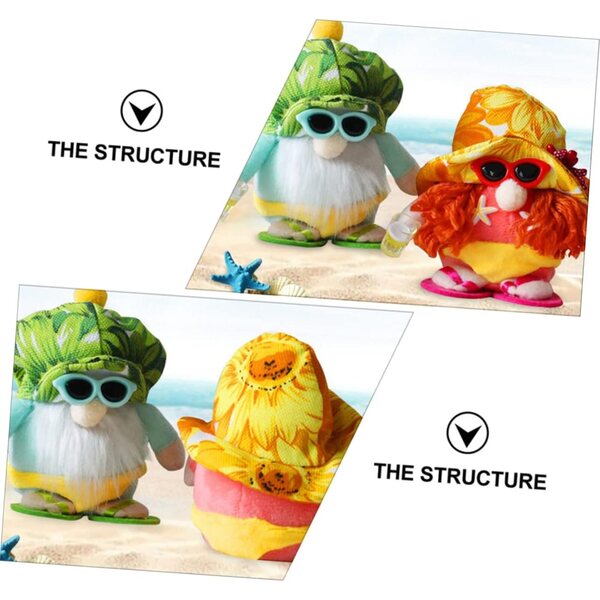 Cabilock 2 pezzi Bambole Gnome in Bikini per Decorazioni Estive e Accessori Festa