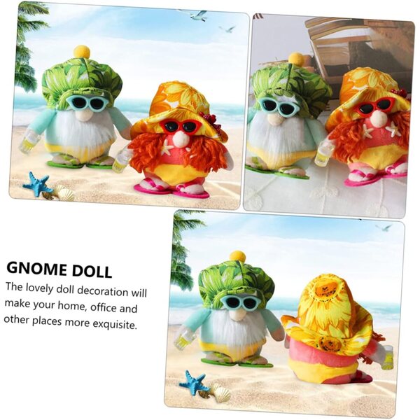 Cabilock 2 pezzi Bambole Gnome in Bikini per Decorazioni Estive e Accessori Festa
