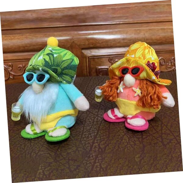 Cabilock 2 pezzi Bambole Gnome in Bikini per Decorazioni Estive e Accessori Festa