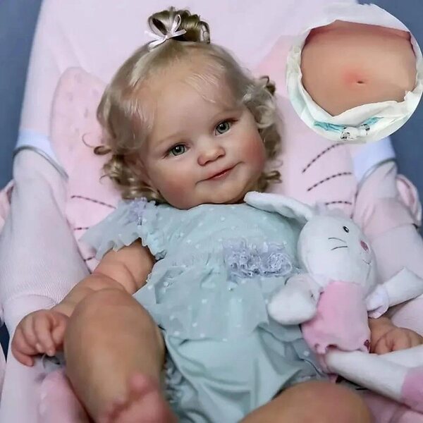 Zero Pam Bebe Reborn Girl 50 см реалистична силиконова кукла с цяло тяло
