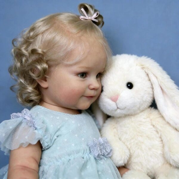 Zero Pam Bebe Reborn Bambina 50 cm Bambola Realistica Corpo Silicone Completo