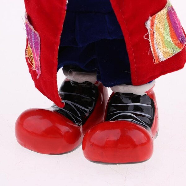 18 cm große Clownpuppe aus Porzellan, dekoriert für Halloween aus der F Fityle Collection