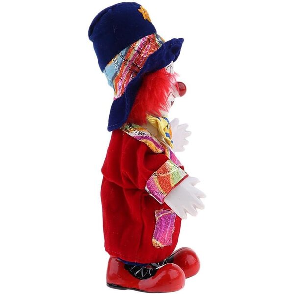 18 cm große Clownpuppe aus Porzellan, dekoriert für Halloween aus der F Fityle Collection