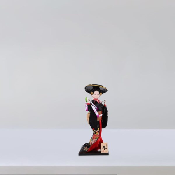 Bambola Kimono Giapponese Decorativa in Materiale Sicuro per Casa e Ristorante