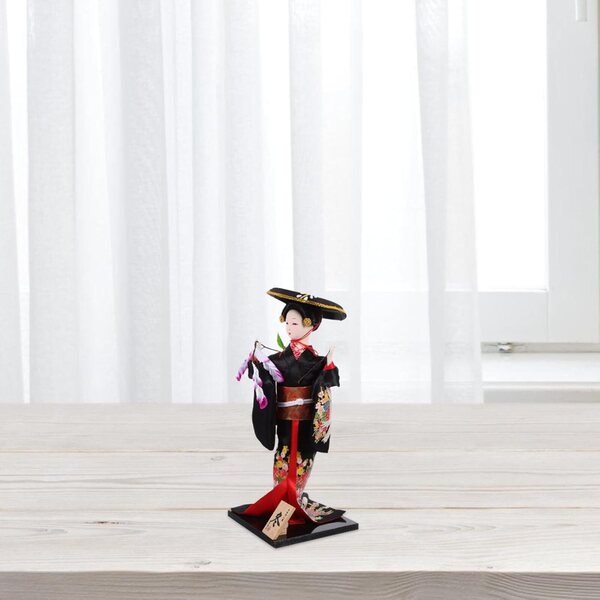 Bambola Kimono Giapponese Decorativa in Materiale Sicuro per Casa e Ristorante