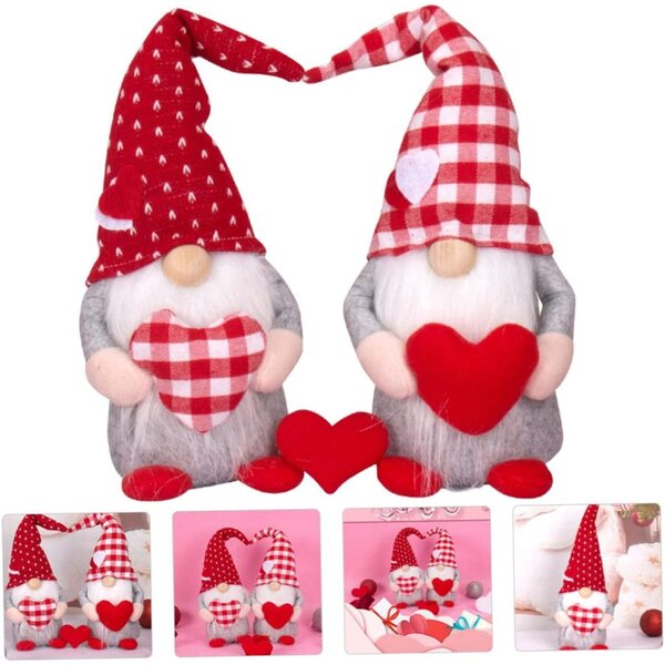 Cabilock Set 8 Gnomi di Peluche per Decorazioni Natalizie e Regali Originali