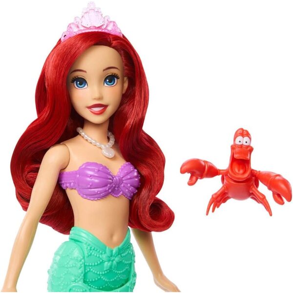 Disney Prinzessin Ariel mit Tieren und Zubehör – Kreativspiel für Kinder ab 3 Jahren