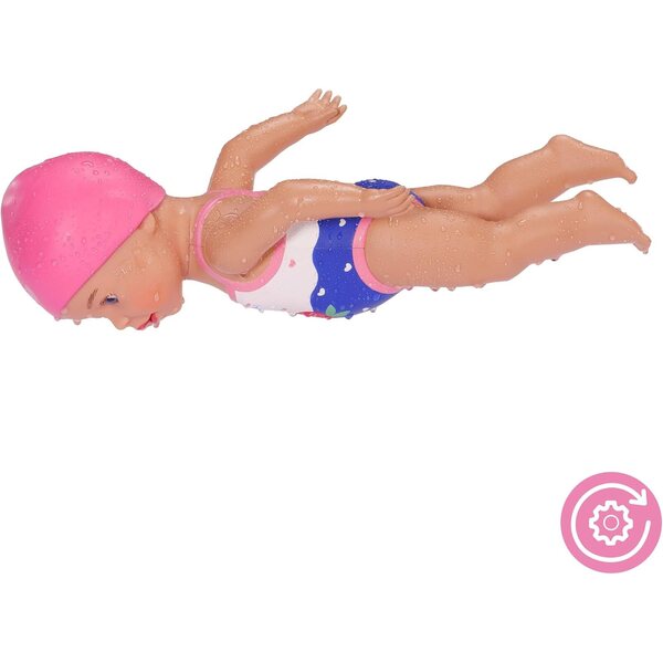BABY born Lizzie Schwimmerin 30 cm, Badepuppe ohne Batterien, ideal ab einem Jahr