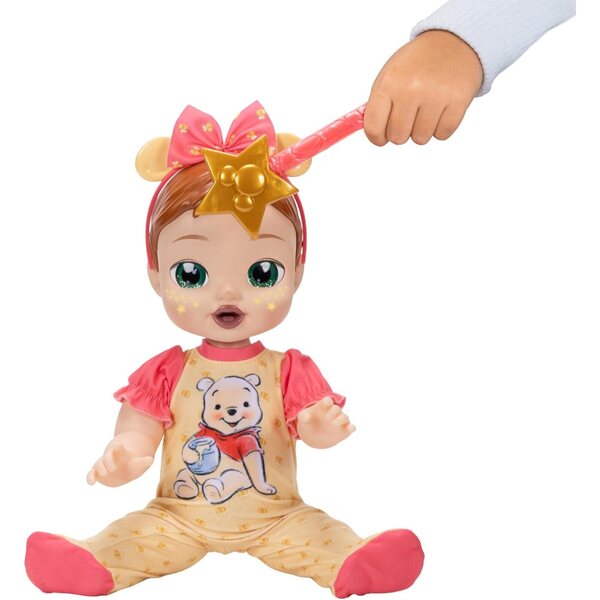 Deluxe Disney Pooh-Puppe mit braunen Haaren und grünen Augen, exklusive Edition