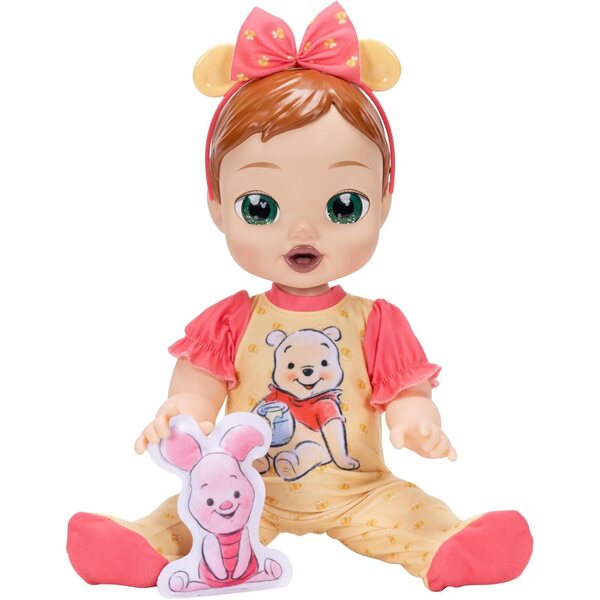 Deluxe Disney Pooh-Puppe mit braunen Haaren und grünen Augen, exklusive Edition