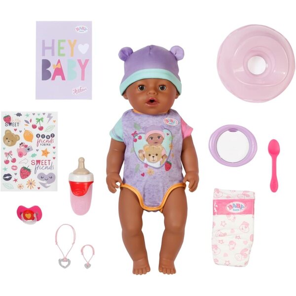 BABY Born EVA 43 cm con 10 accessori e funzioni realistiche per bambini da 3 anni