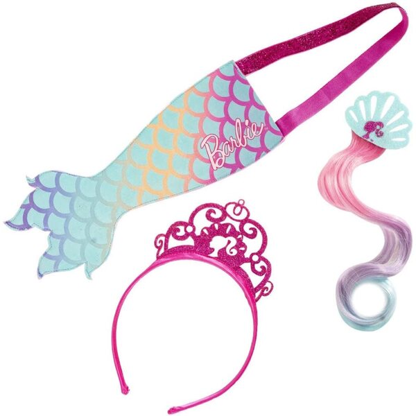Offizielles Barbie-Meerjungfrau-Zubehörset: Tasche, Clip und Haarband