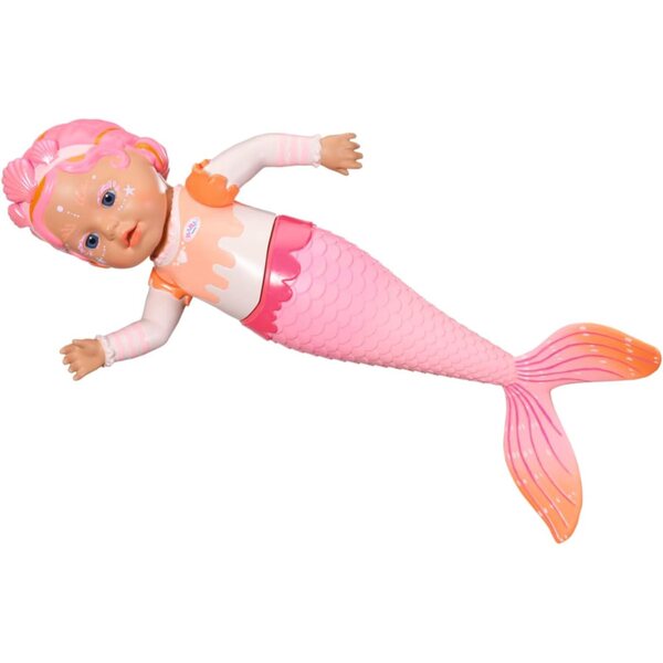 BABY born My First Mermaid 37cm - Pupa da Bagno nuotante senza batterie