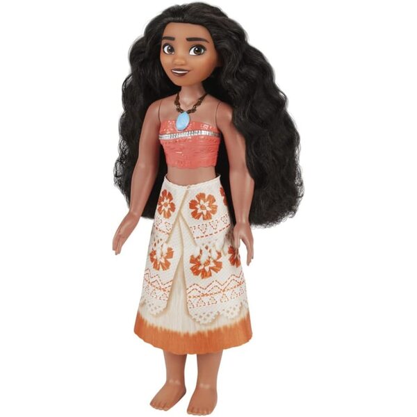 Disney Princess Moana 25 cm große Puppe mit abnehmbarem Kleid und Accessoires